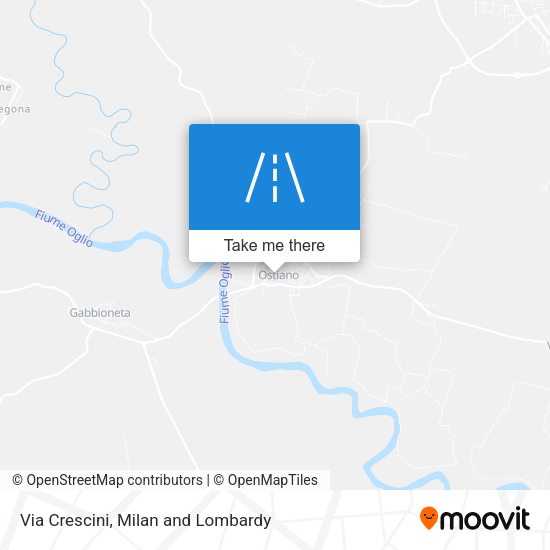 Via Crescini map