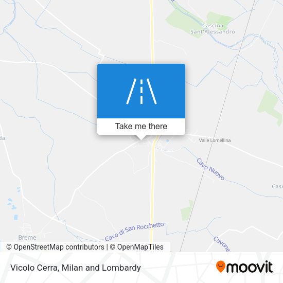 Vicolo Cerra map