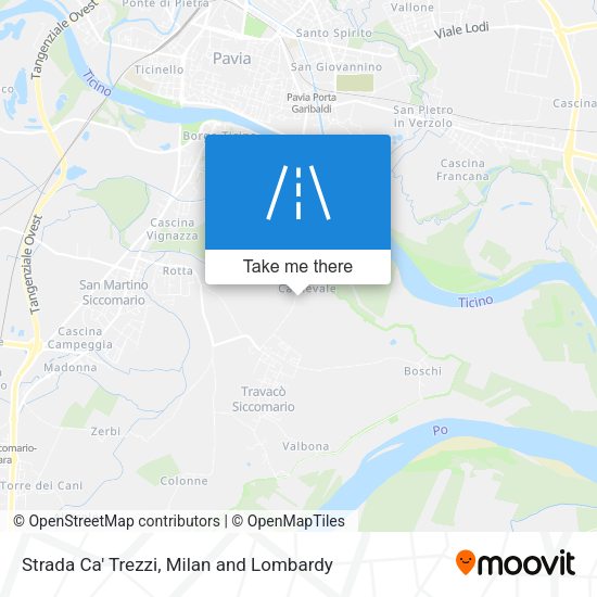 Strada Ca' Trezzi map