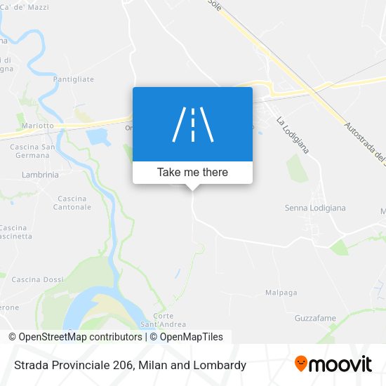 Strada Provinciale 206 map