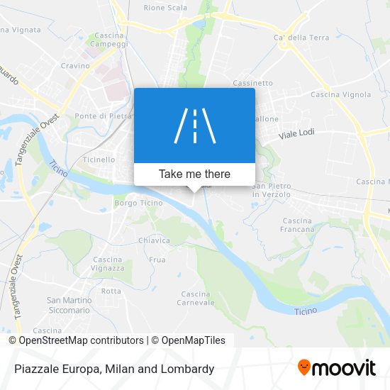 Piazzale Europa map