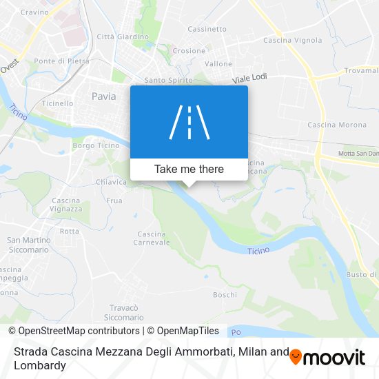 Strada Cascina Mezzana Degli Ammorbati map