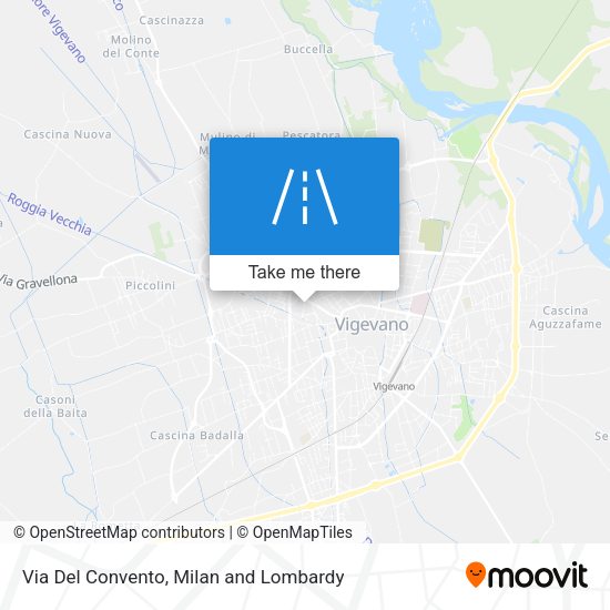 Via Del Convento map