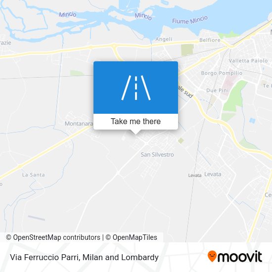 Via Ferruccio Parri map