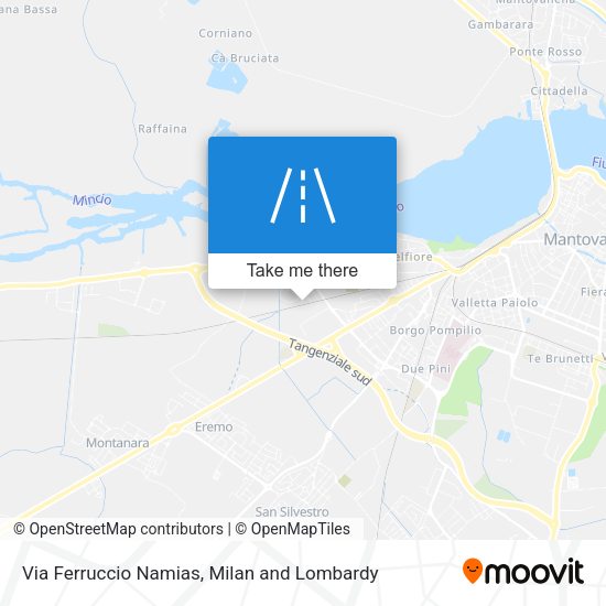 Via Ferruccio Namias map