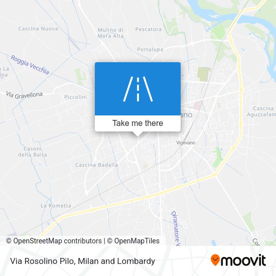 Via Rosolino Pilo map