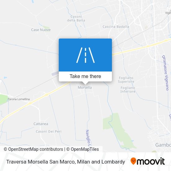 Traversa Morsella San Marco map