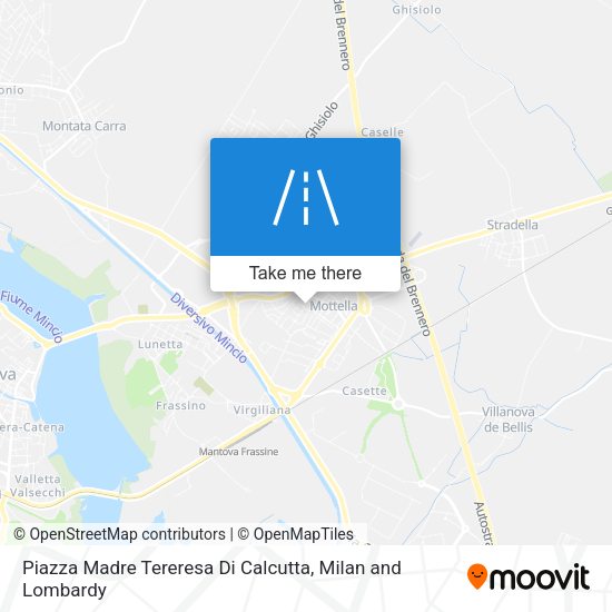 Piazza Madre Tereresa Di Calcutta map