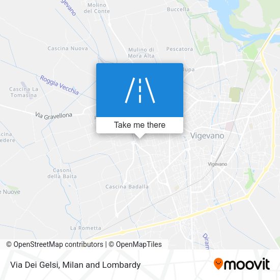 Via Dei Gelsi map