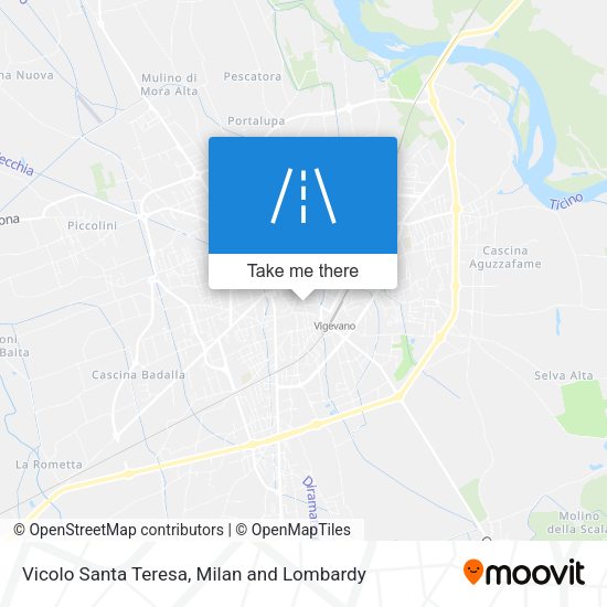 Vicolo Santa Teresa map