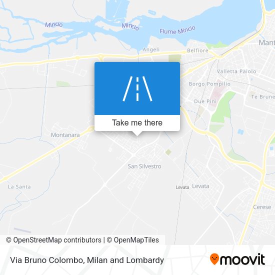 Via Bruno Colombo map