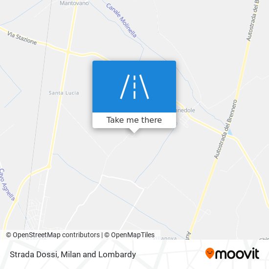 Strada Dossi map