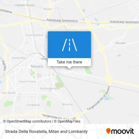 Strada Della Rovatella map
