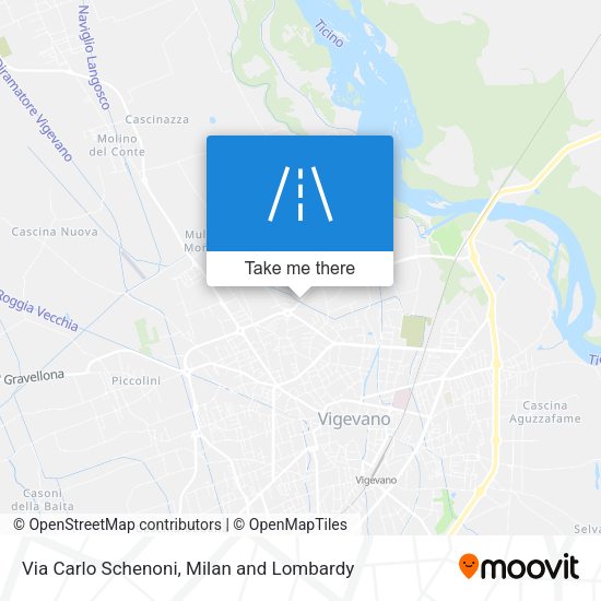 Via Carlo Schenoni map