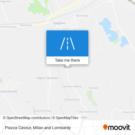 Piazza Cavour map