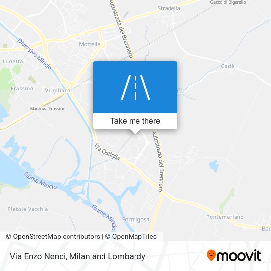 Via Enzo Nenci map