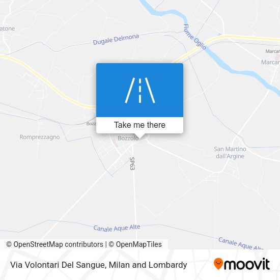 Via Volontari Del Sangue map