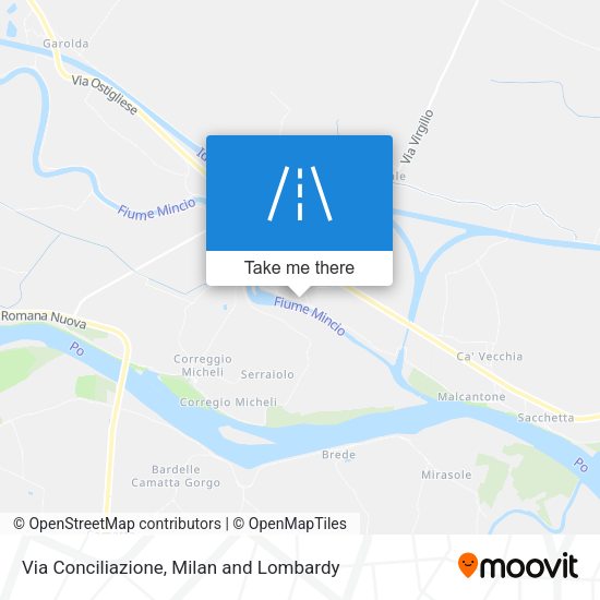 Via Conciliazione map