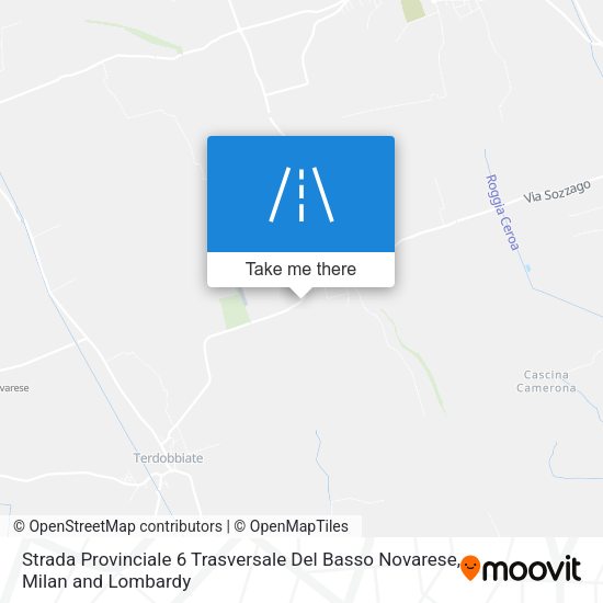 Strada Provinciale 6 Trasversale Del Basso Novarese map