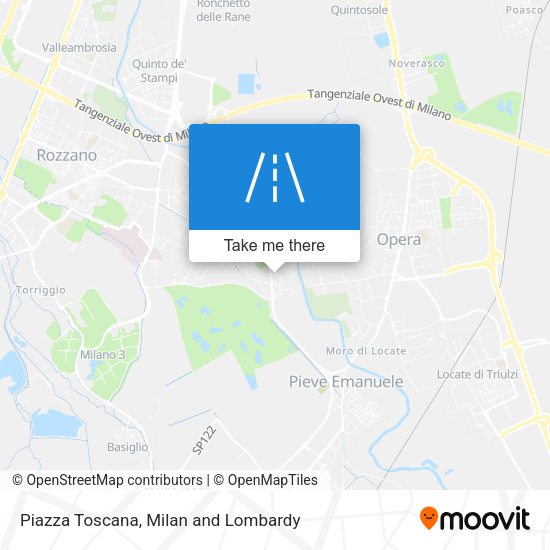Piazza Toscana map