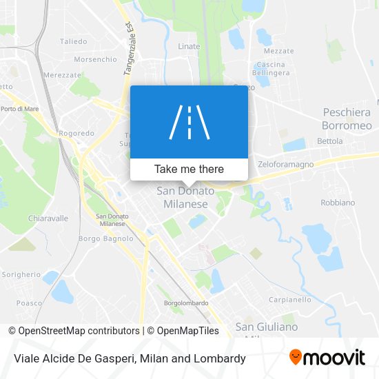 Viale Alcide De Gasperi map
