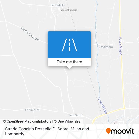 Strada Cascina Dossello Di Sopra map