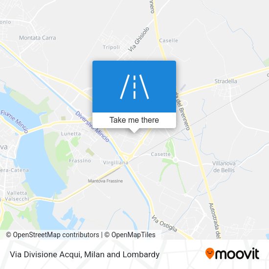 Via Divisione Acqui map