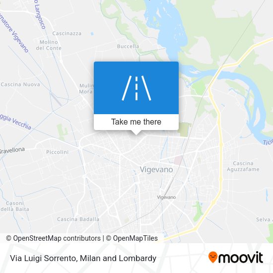 Via Luigi Sorrento map