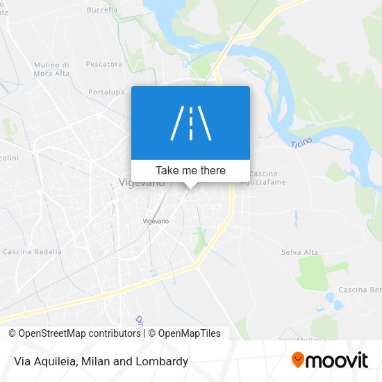 Via Aquileia map