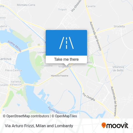 Via Arturo Frizzi map