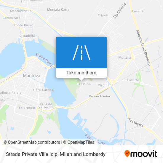 Strada Privata Ville Icip map