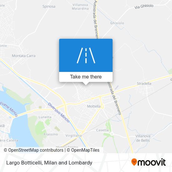 Largo Botticelli map