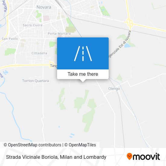 Strada Vicinale Boriola map