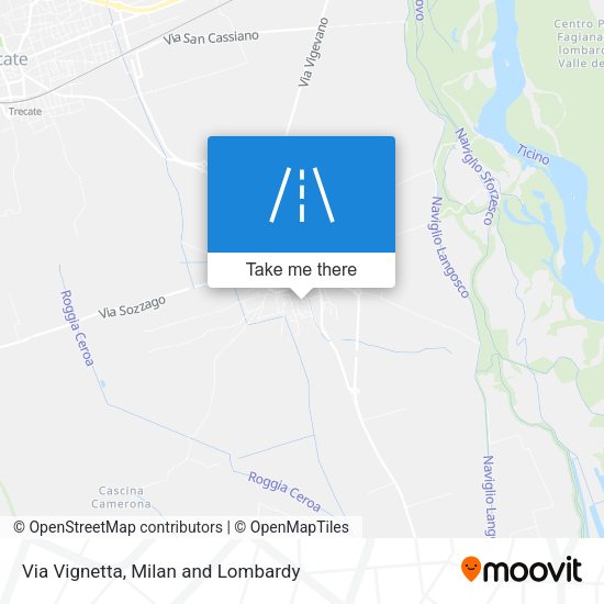 Via Vignetta map