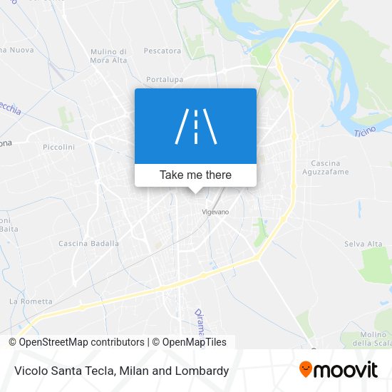 Vicolo Santa Tecla map