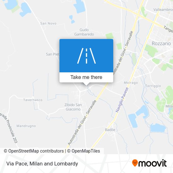 Via Pace map