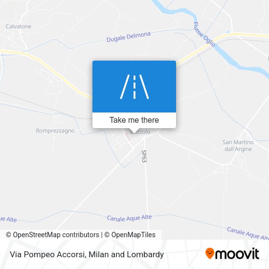 Via Pompeo Accorsi map