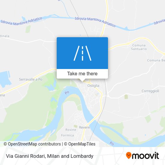 Via Gianni Rodari map