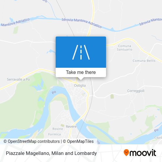 Piazzale Magellano map