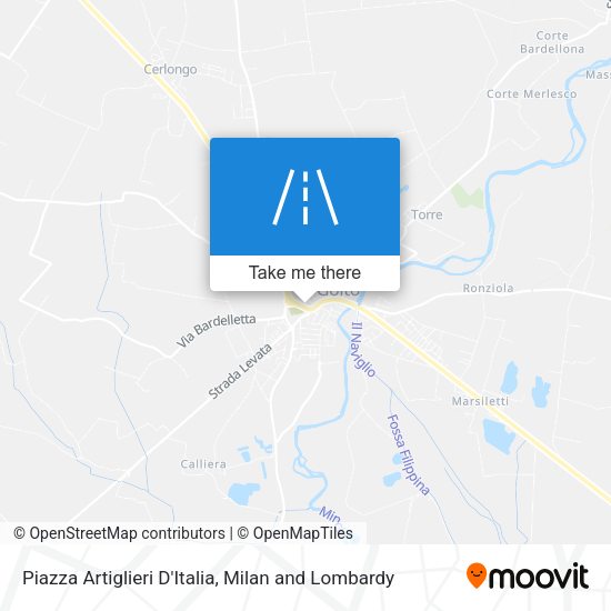 Piazza Artiglieri D'Italia map
