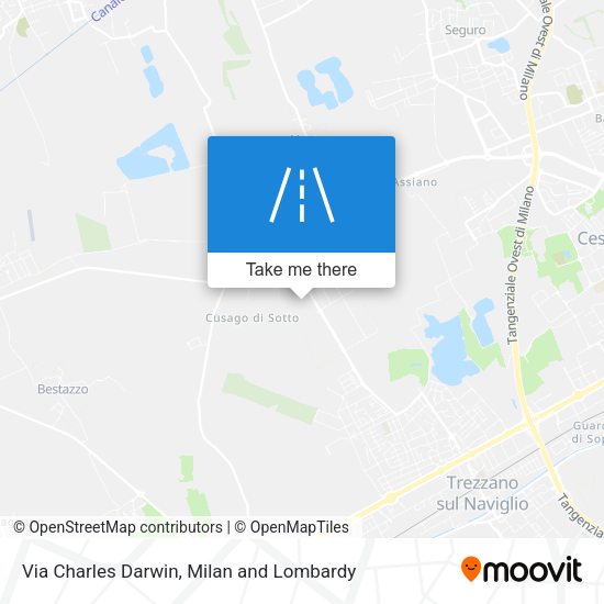 Via Charles Darwin map