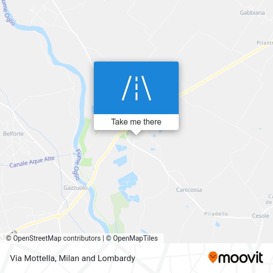 Via Mottella map
