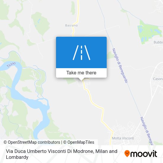 Via Duca Umberto Visconti Di Modrone map