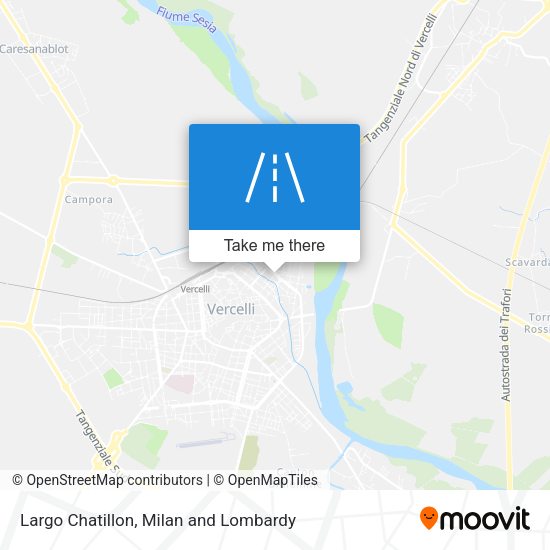 Largo Chatillon map