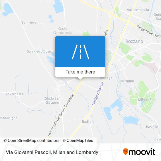 Via Giovanni Pascoli map