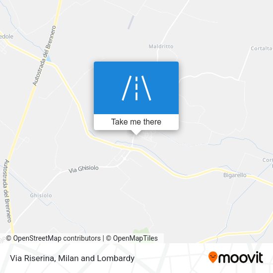 Via Riserina map