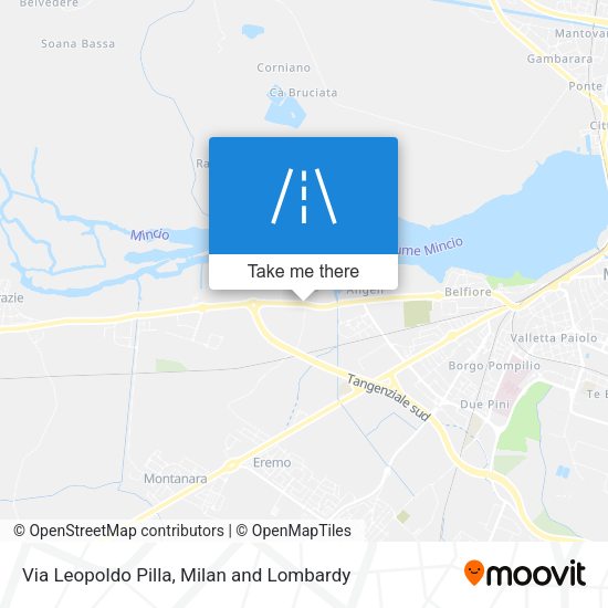 Via Leopoldo Pilla map
