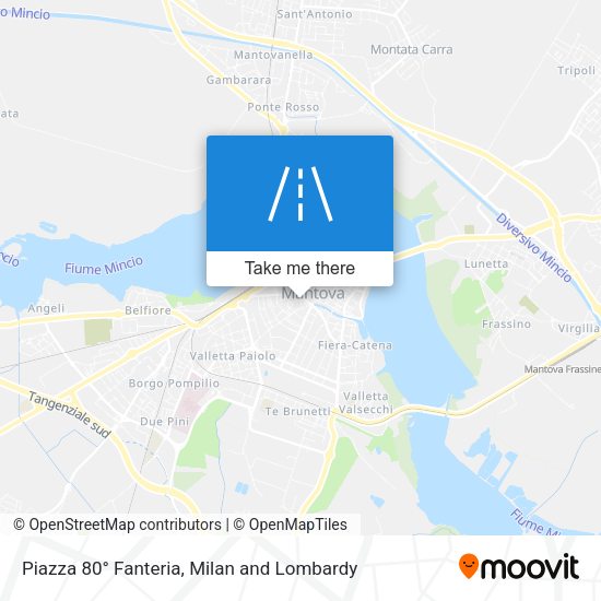 Piazza 80° Fanteria map