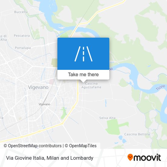 Via Giovine Italia map