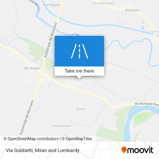 Via Gobbetti map